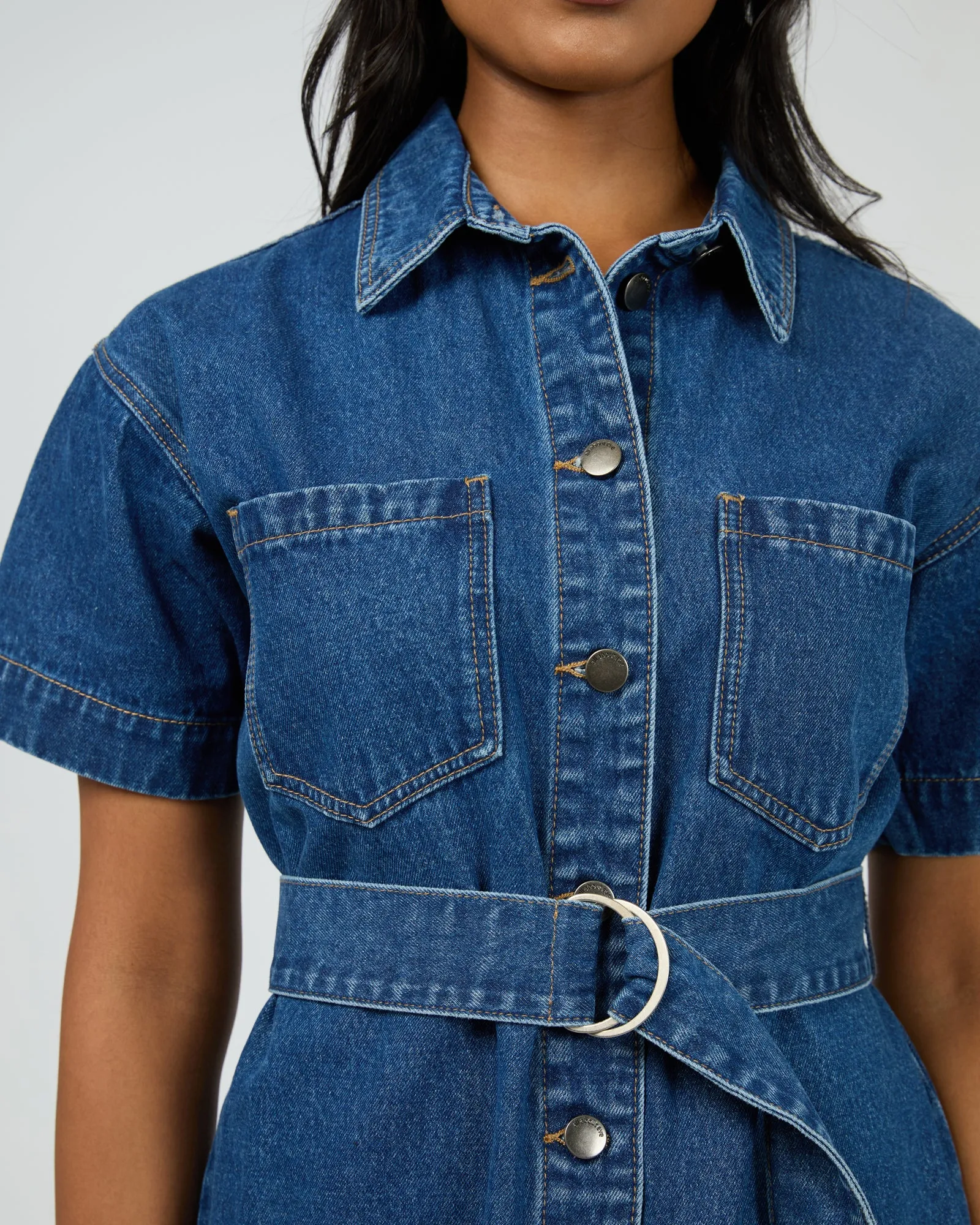 Sunny Denim Dress Heritage Blue sold by edge clothing product image thumbnail 5