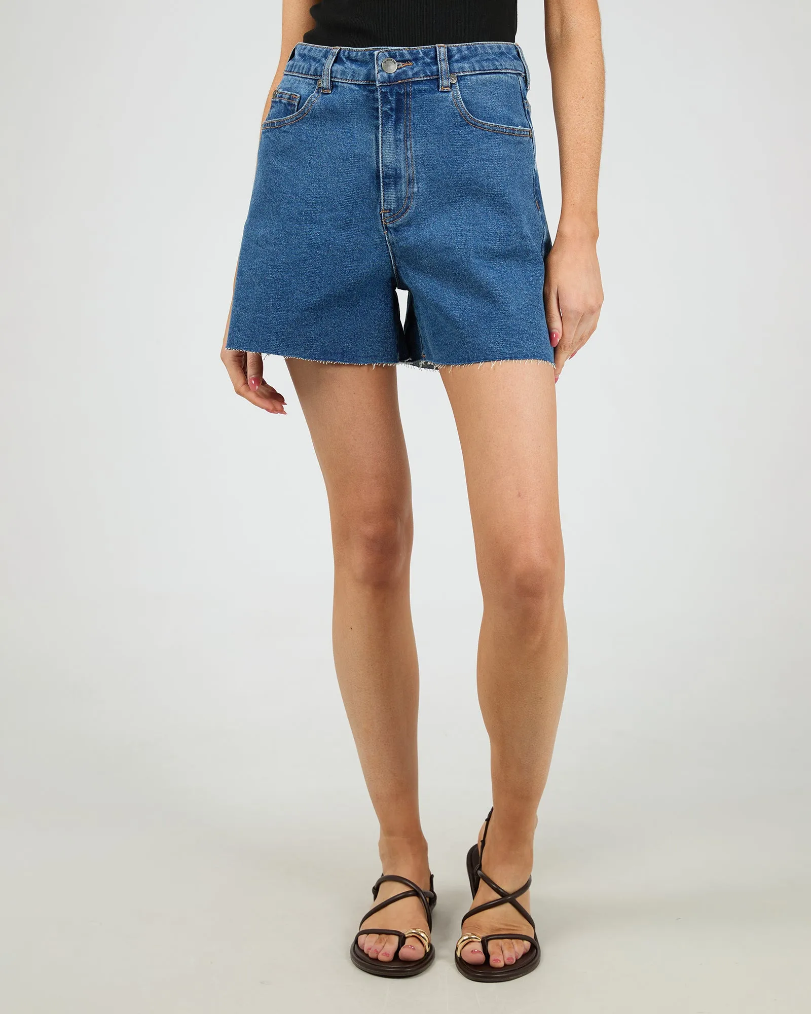 Ricky Denim Short Heritage Blue sold by edge clothing