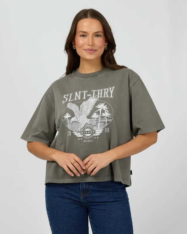 Original Eagle Tee Coal sold by edge clothing