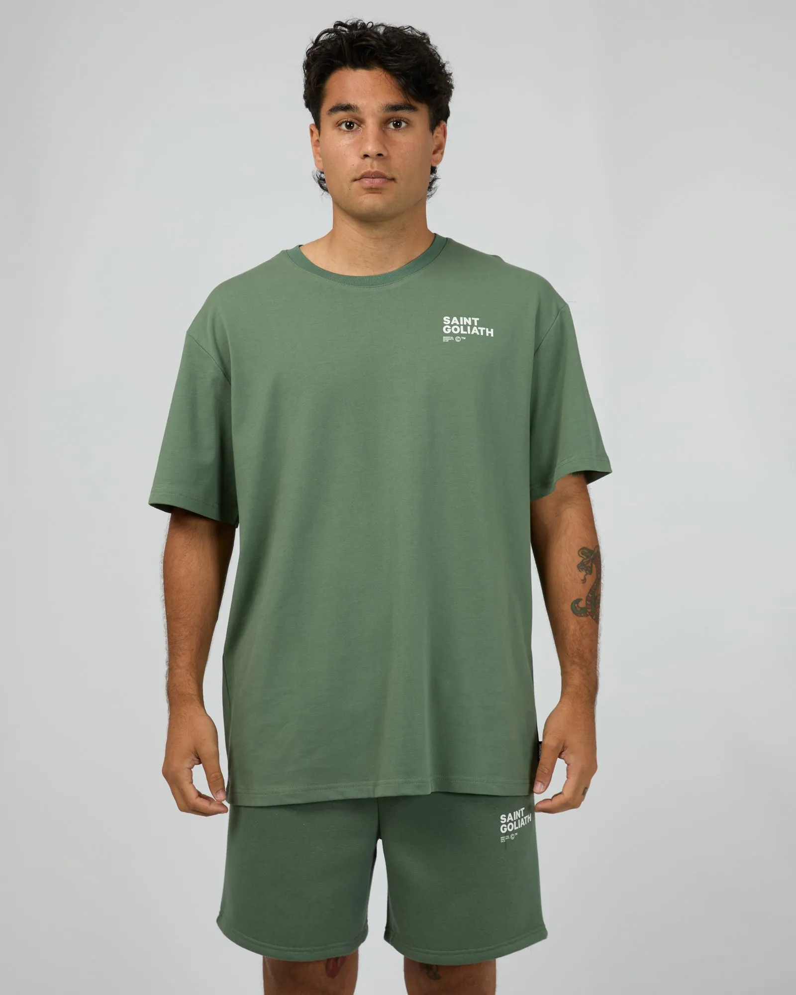 Kinetic Tee Green sold by edge clothing