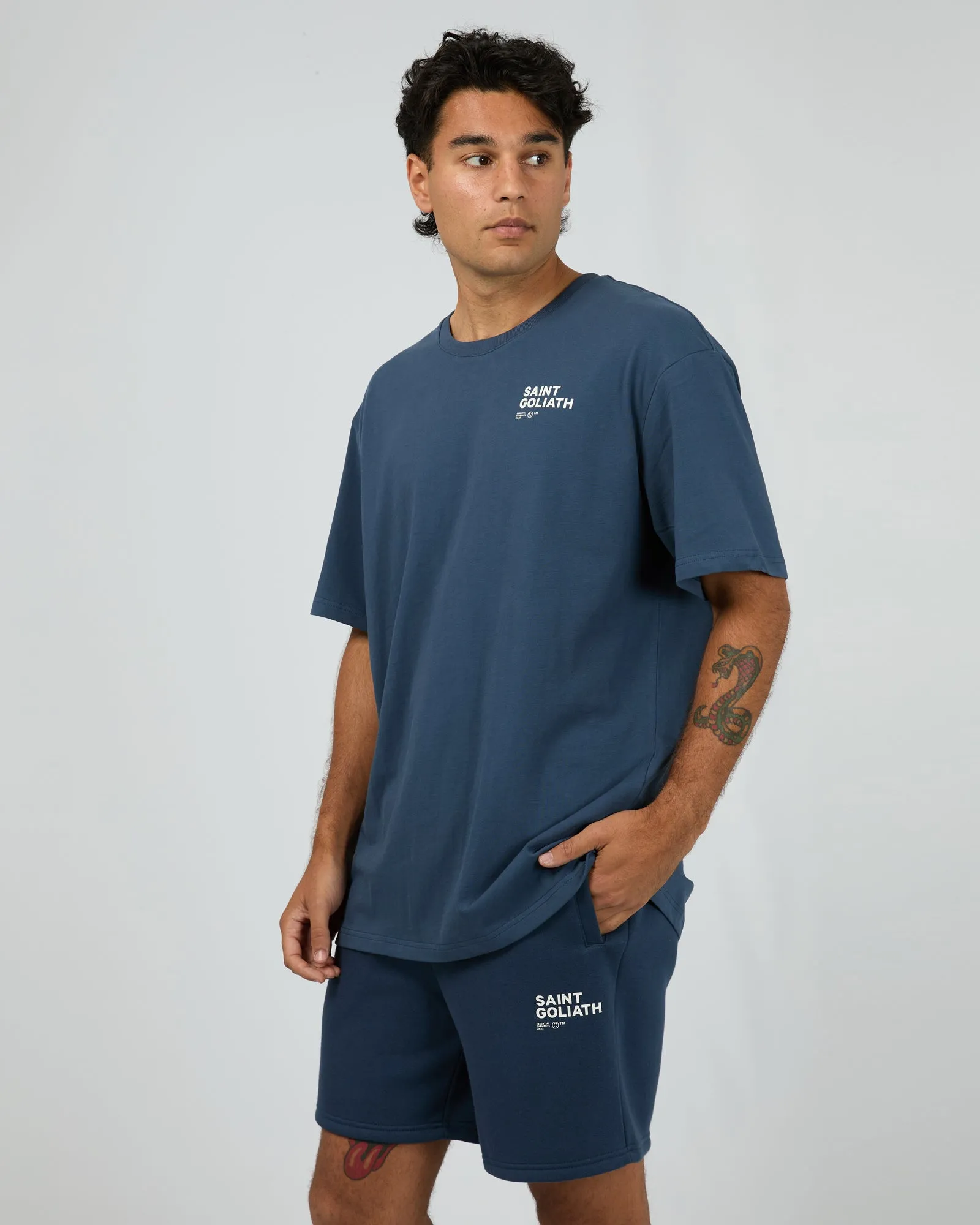 Kinetic Tee Navy sold by edge clothing product image thumbnail 4