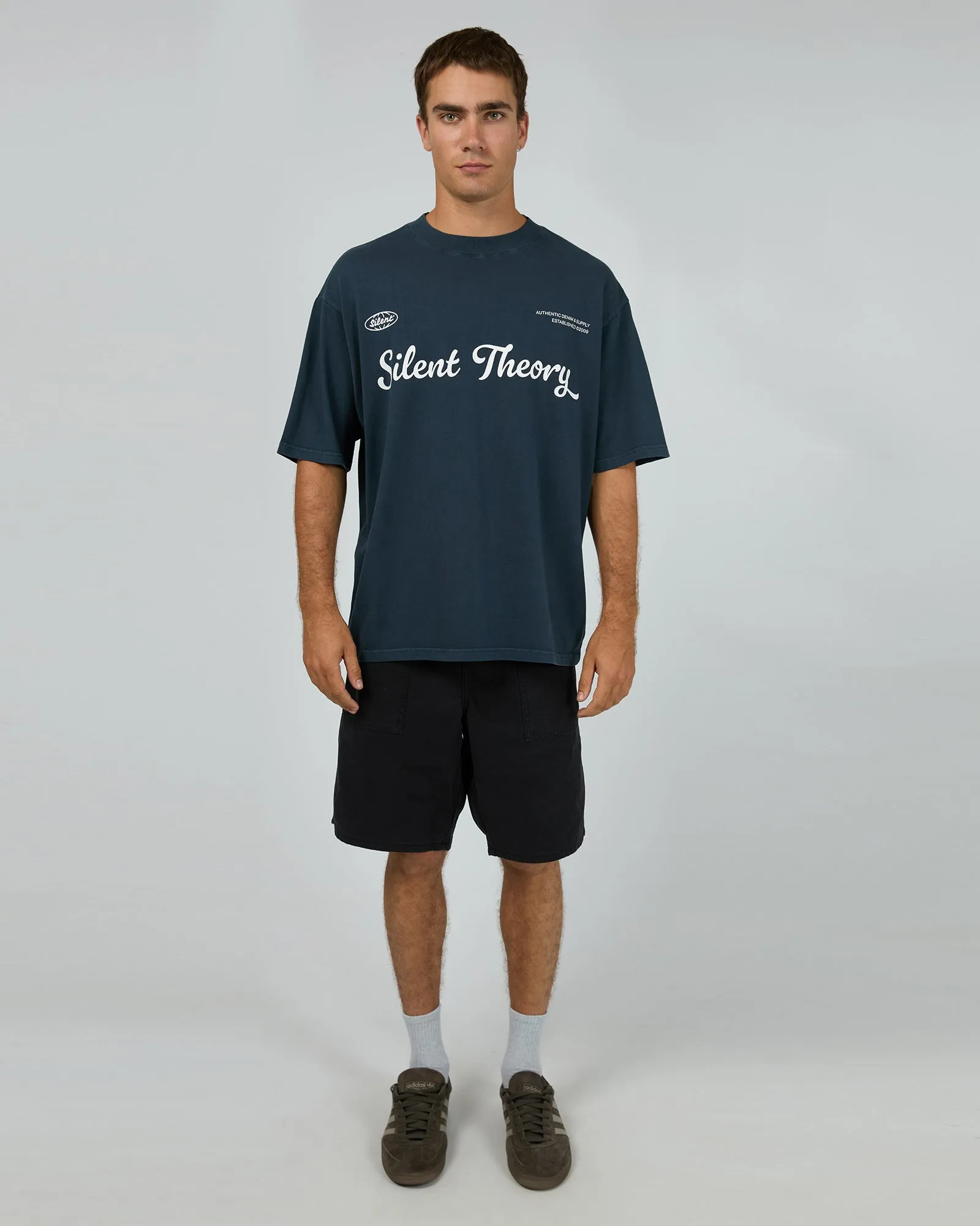 Authentic Box Tee Navy sold by edge clothing product image thumbnail 2