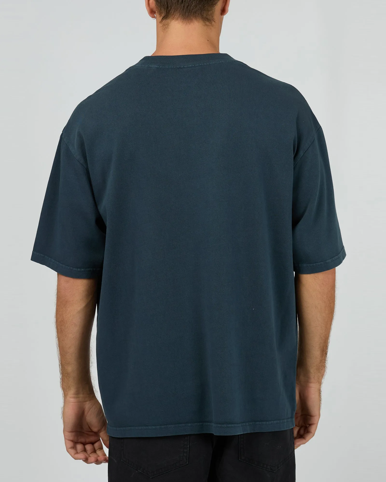 Authentic Box Tee Navy sold by edge clothing product image thumbnail 3