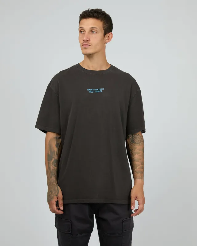 Boundary Tee Coal sold by edge clothing