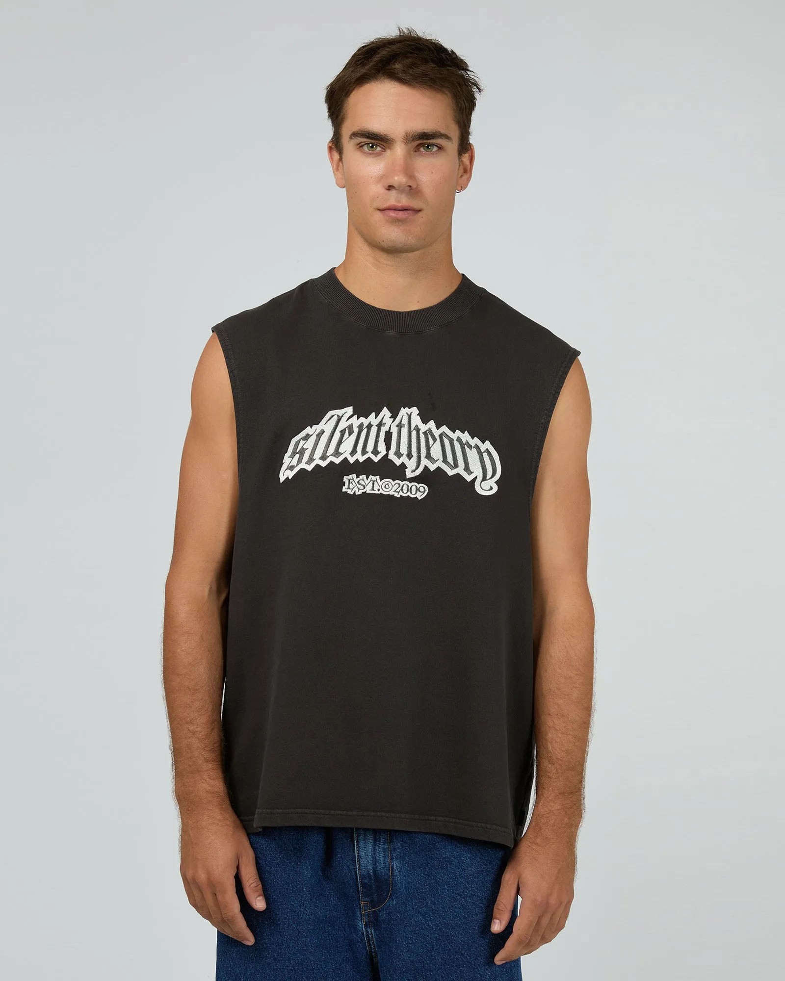 Premo Fleece Muscle Charcoal sold by edge clothing