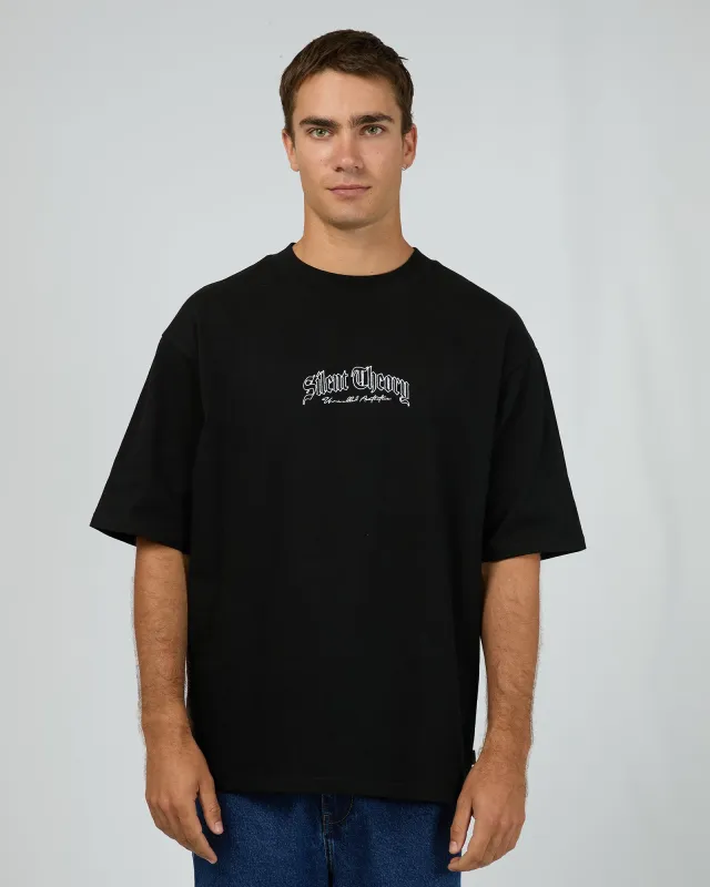 Mayhem Box Tee Black sold by edge clothing