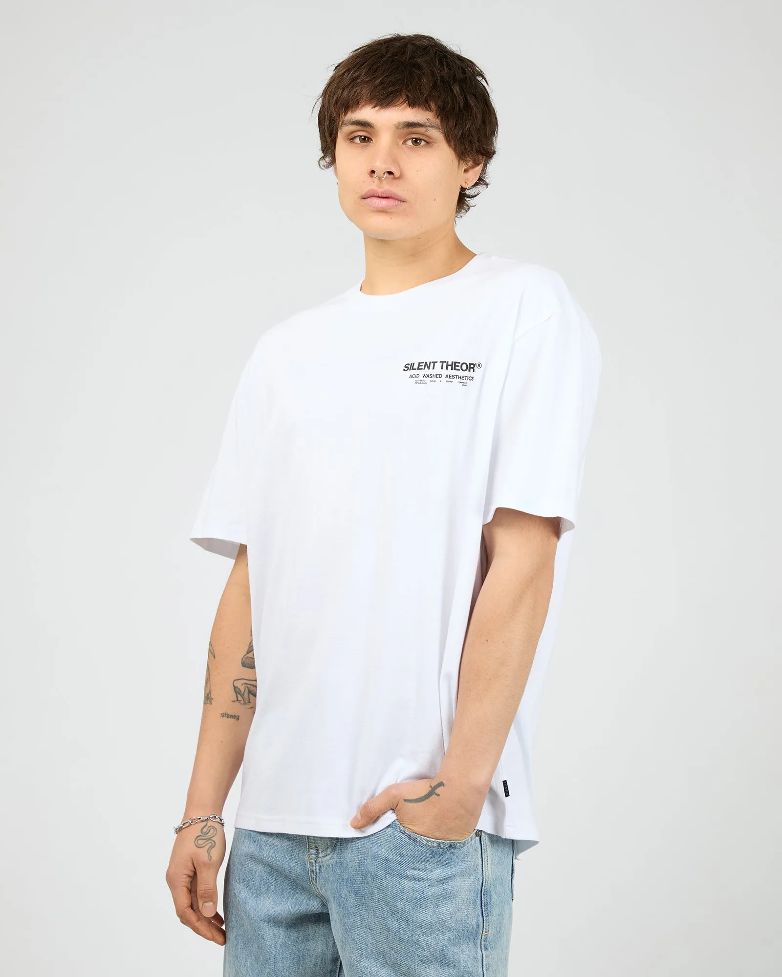 Curated Tee White sold by edge clothing product image thumbnail 4