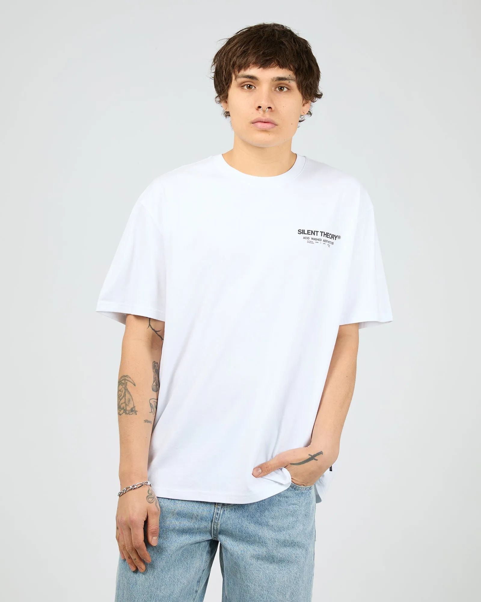Curated Tee White sold by edge clothing