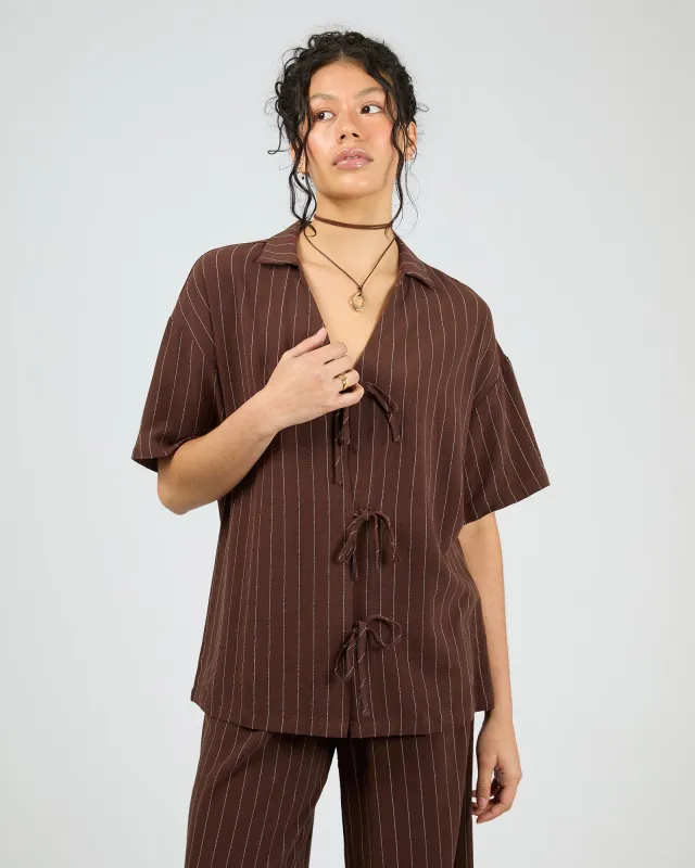 Ilora Shirt Brown sold by edge clothing
