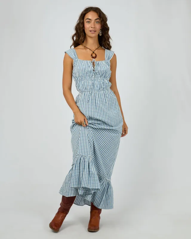 Micky Maxi Dress Check sold by edge clothing