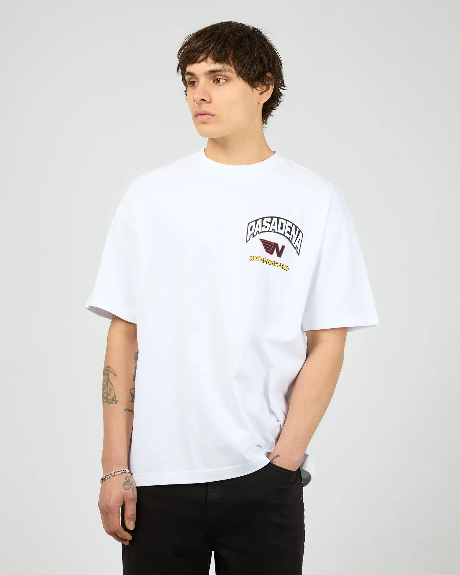 Motor Rapto Tee White sold by edge clothing
