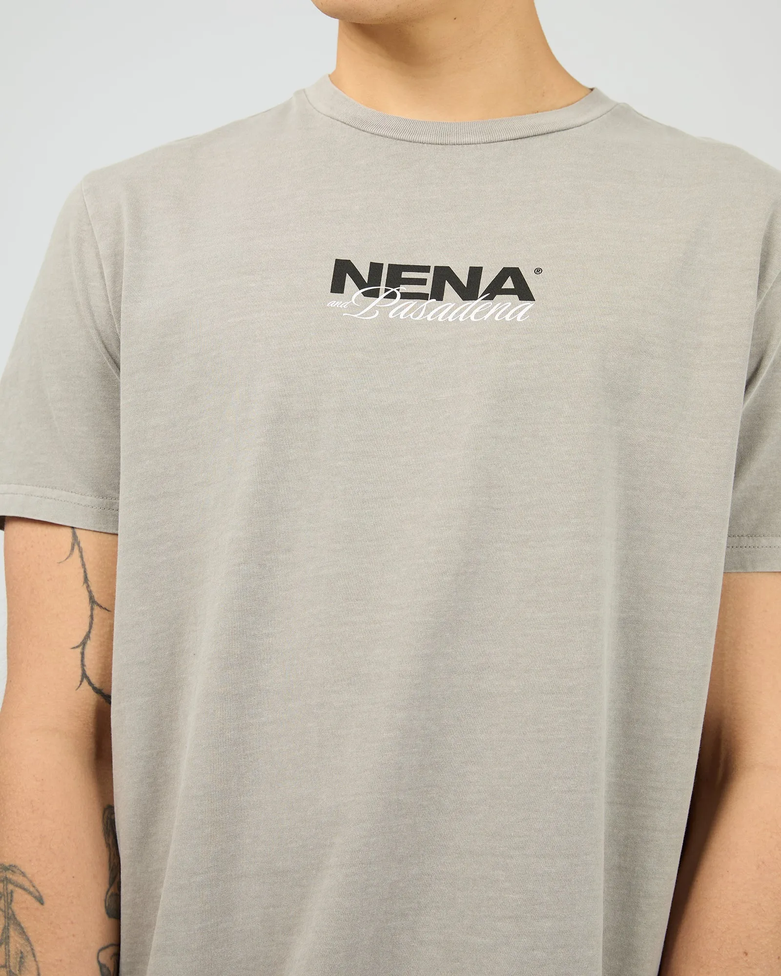 Veered Dual Curved Tee Pigment Paloma sold by edge clothing product image thumbnail 5