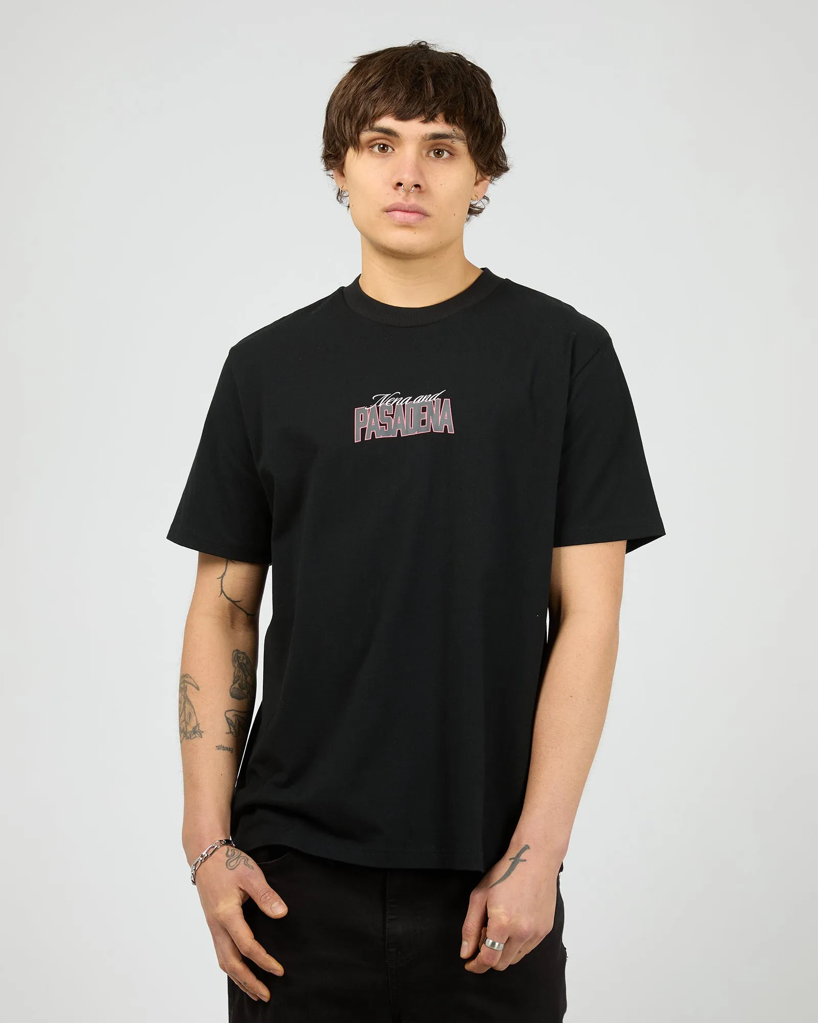 Distance Classic Tee Black sold by edge clothing