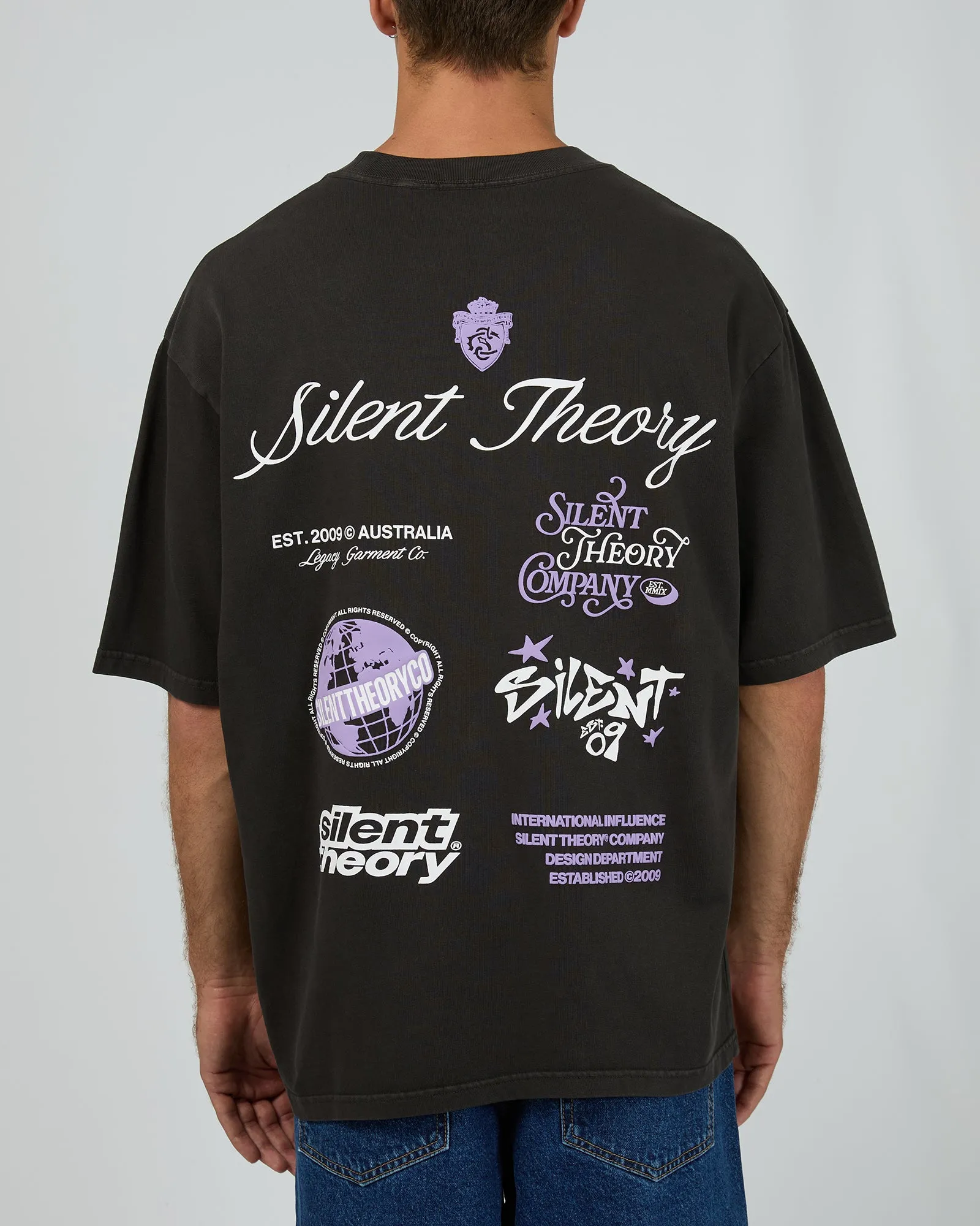 Influence Box Tee Charcoal sold by edge clothing product image thumbnail 3