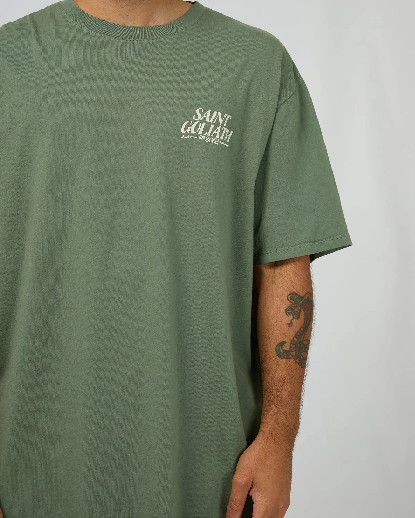 Athens Tee Green sold by edge clothing product image thumbnail 5