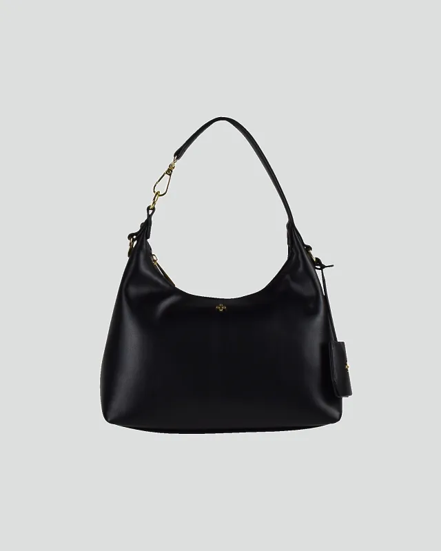Tabbi Shoulder Bag Black made by edge clothing