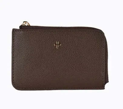Fitz Card Holder Chocolate sold by edge clothing