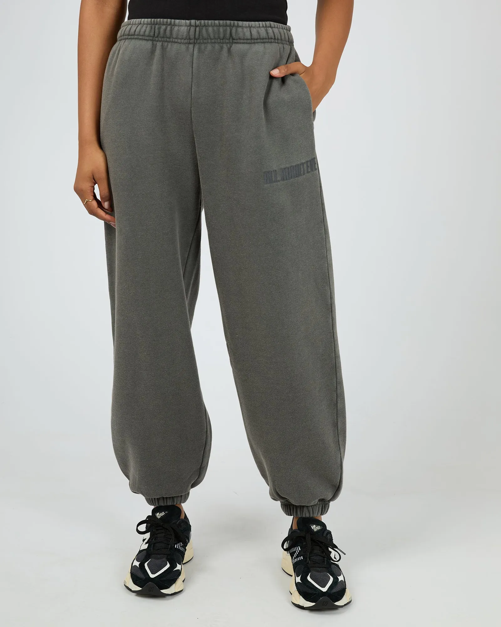 Vital Washed Trackpant Charcoal sold by edge clothing