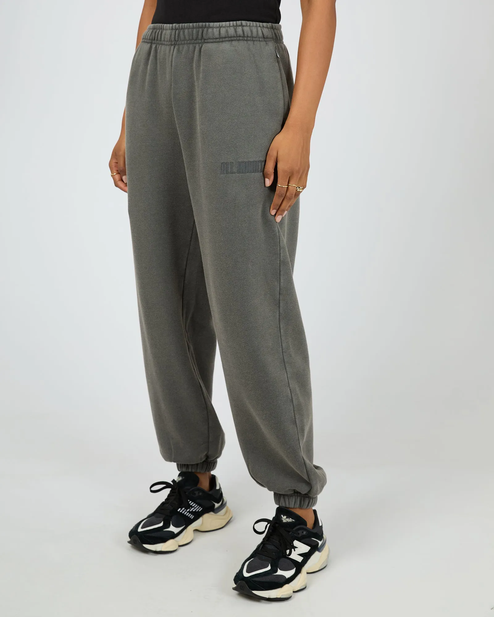 Vital Washed Trackpant Charcoal sold by edge clothing product image thumbnail 4