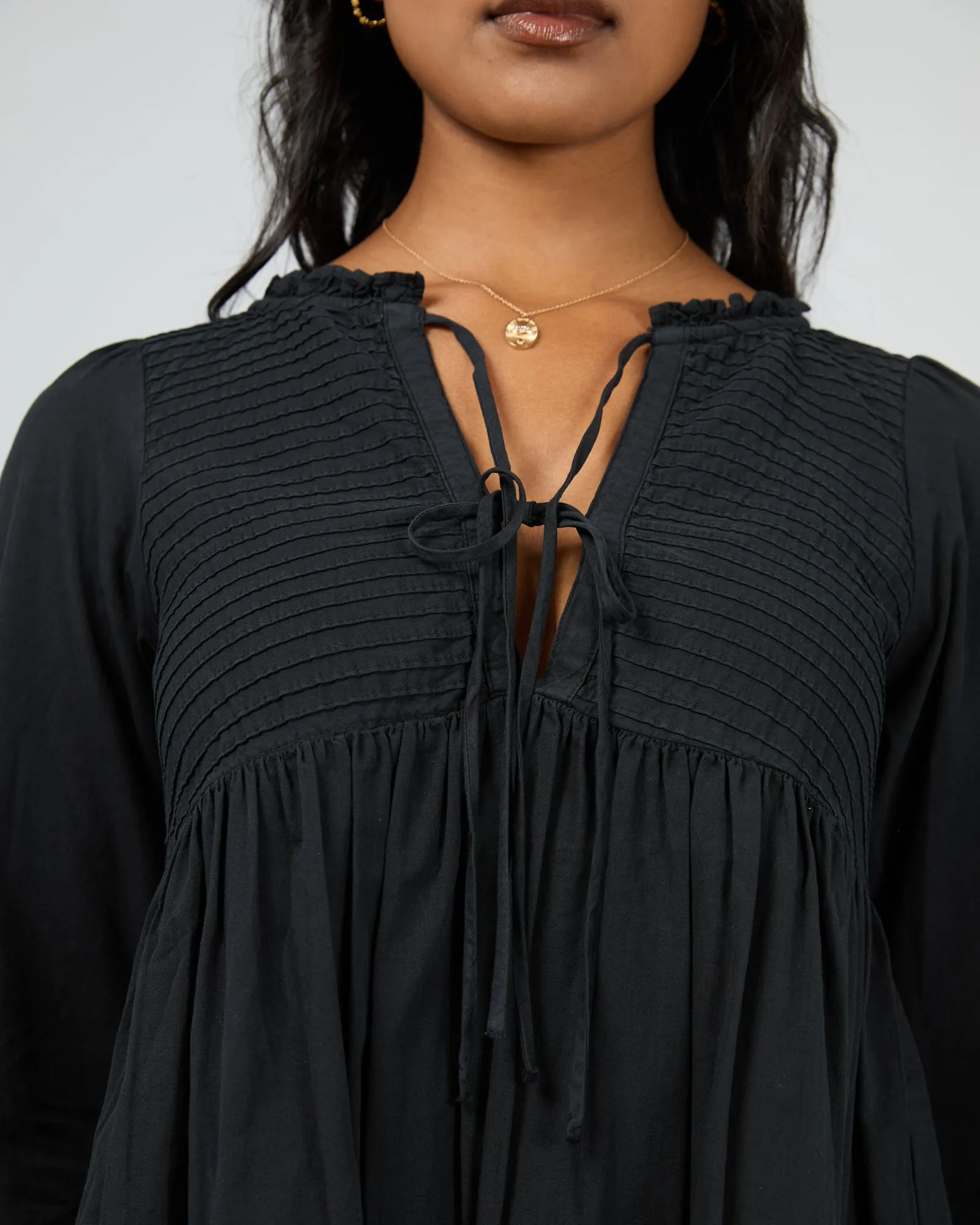 Sadie Mini Long Sleeve Dress Black sold by edge clothing product image thumbnail 5