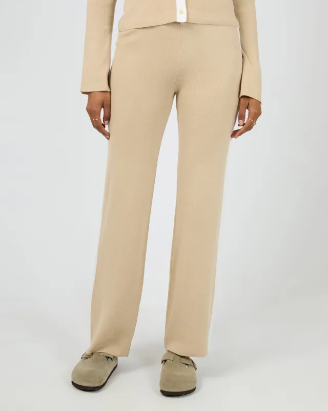 Minnie Knit Pant Stone sold by edge clothing