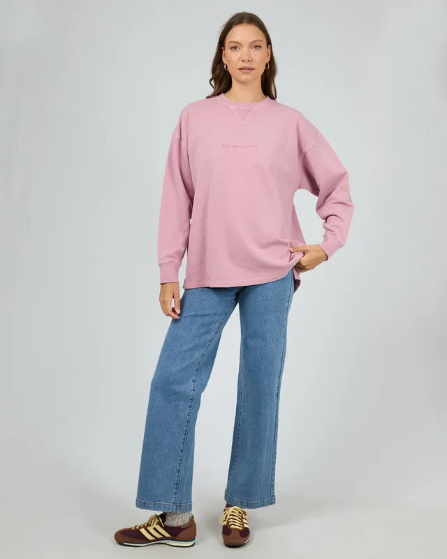 Aae Washed Relaxed Crew Quartz Pink sold by edge clothing product image thumbnail 2