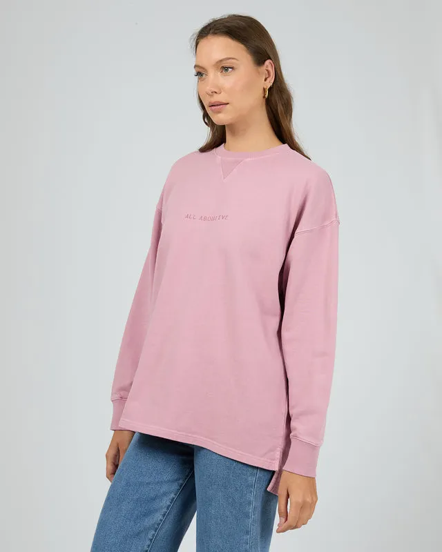 Aae Washed Relaxed Crew Quartz Pink sold by edge clothing product image thumbnail 4
