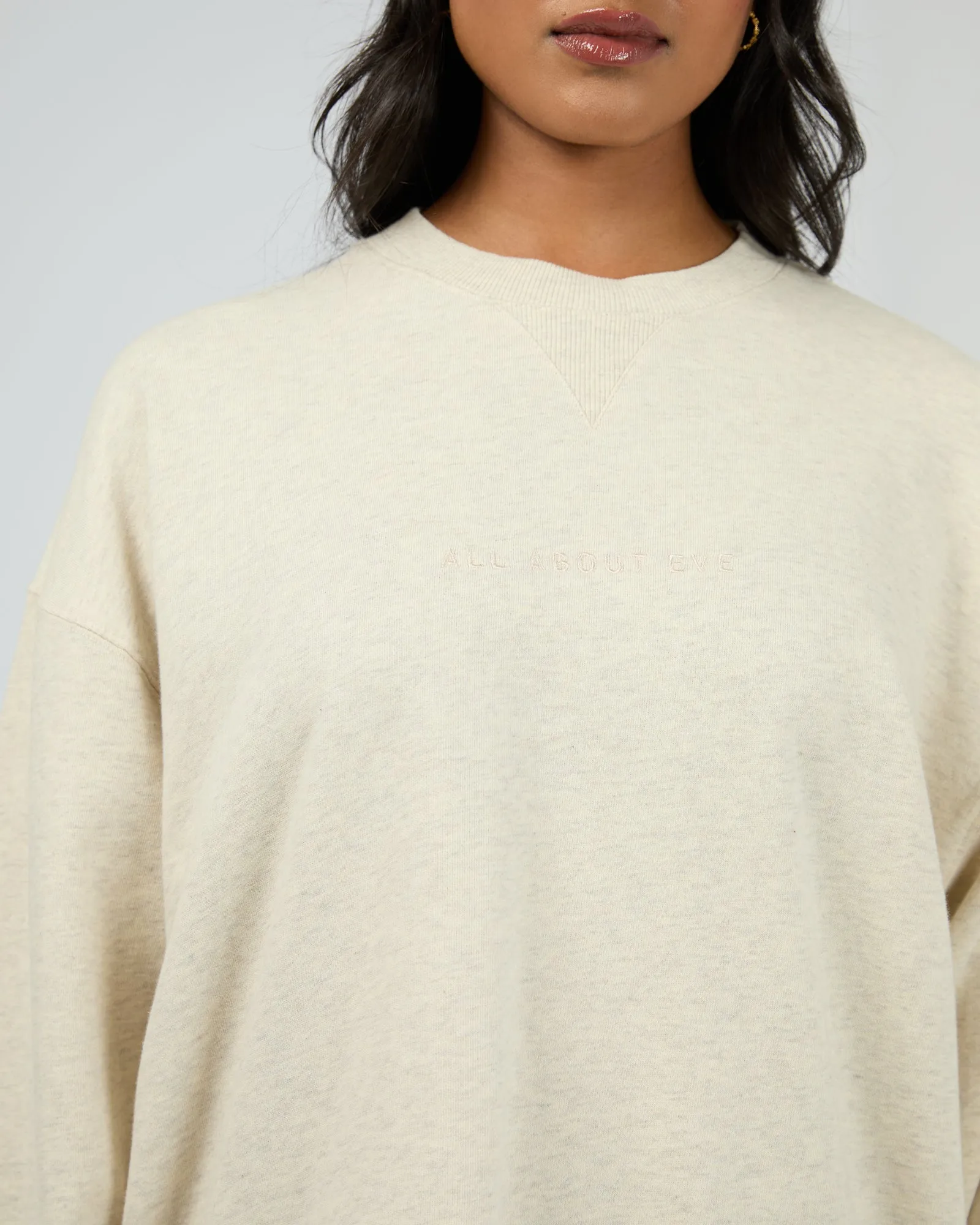 Aae Washed Relaxed Crew Oatmeal sold by edge clothing product image thumbnail 5