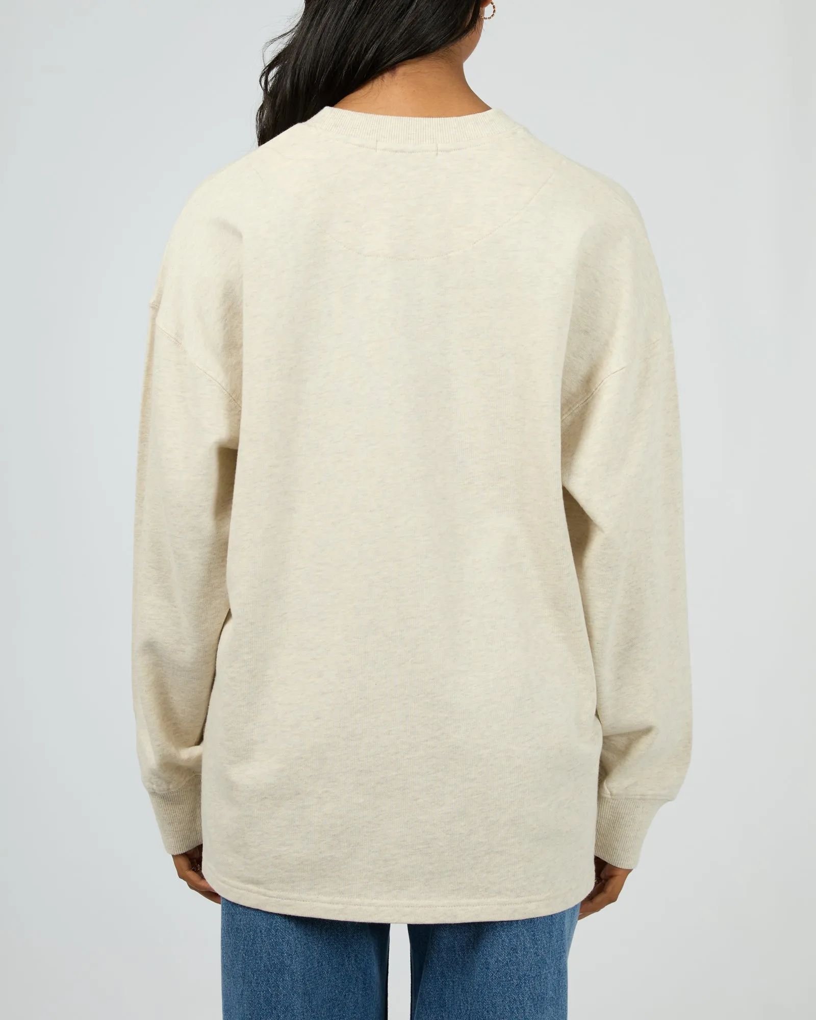 Aae Washed Relaxed Crew Oatmeal sold by edge clothing product image thumbnail 3