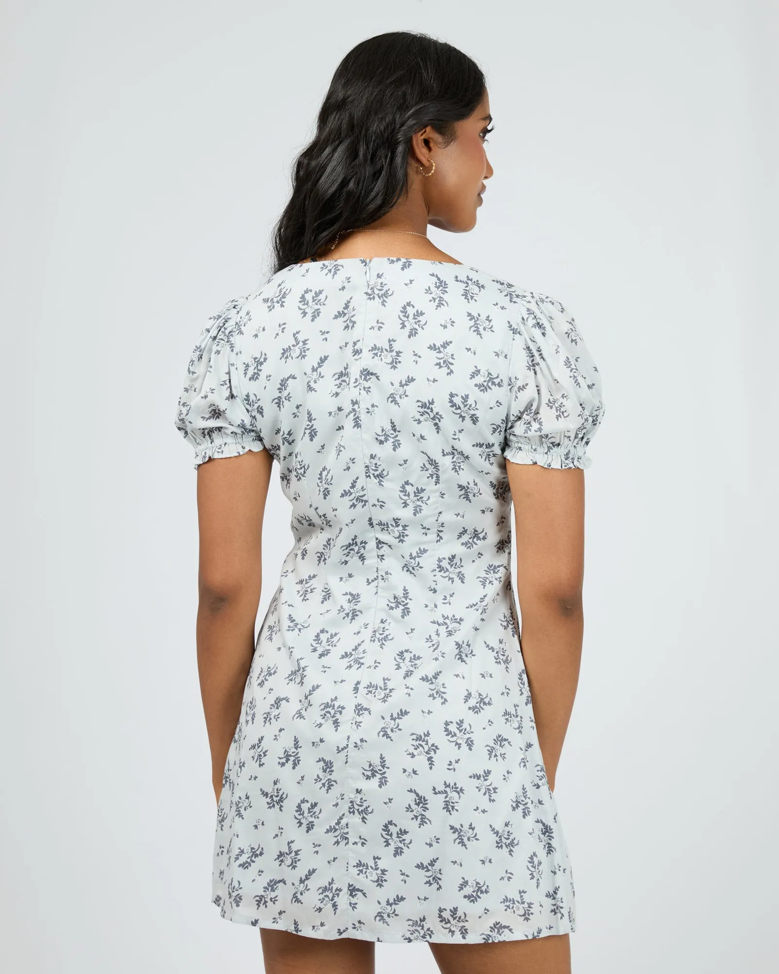 Sylvie V-Neck Mini Dress Blue sold by edge clothing product image thumbnail 3