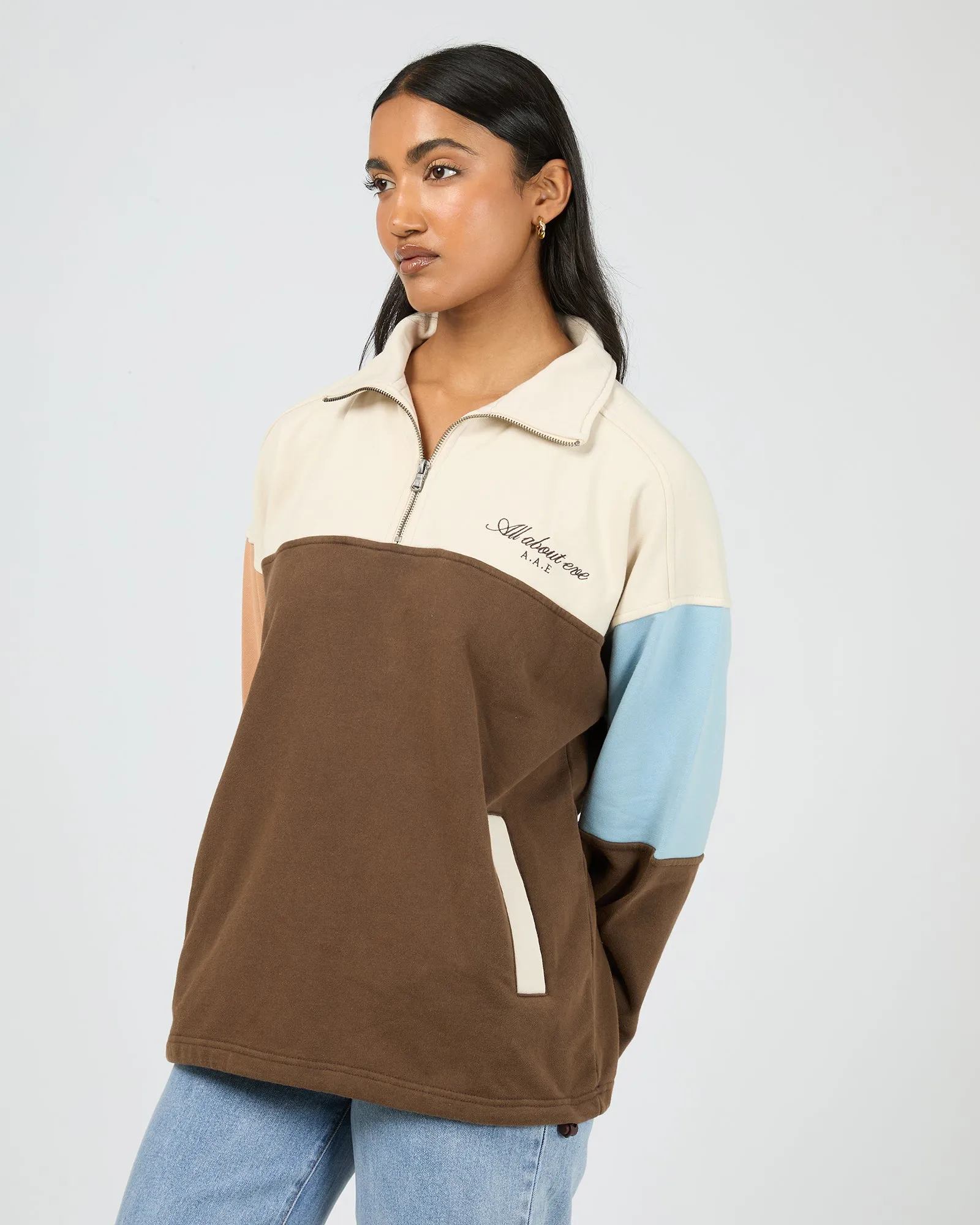 Libby 1/4 Zip Multicoloured sold by edge clothing product image thumbnail 4