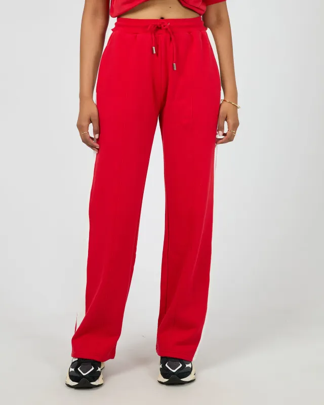 Archie Panel Pant Scarlet made by All About Eve