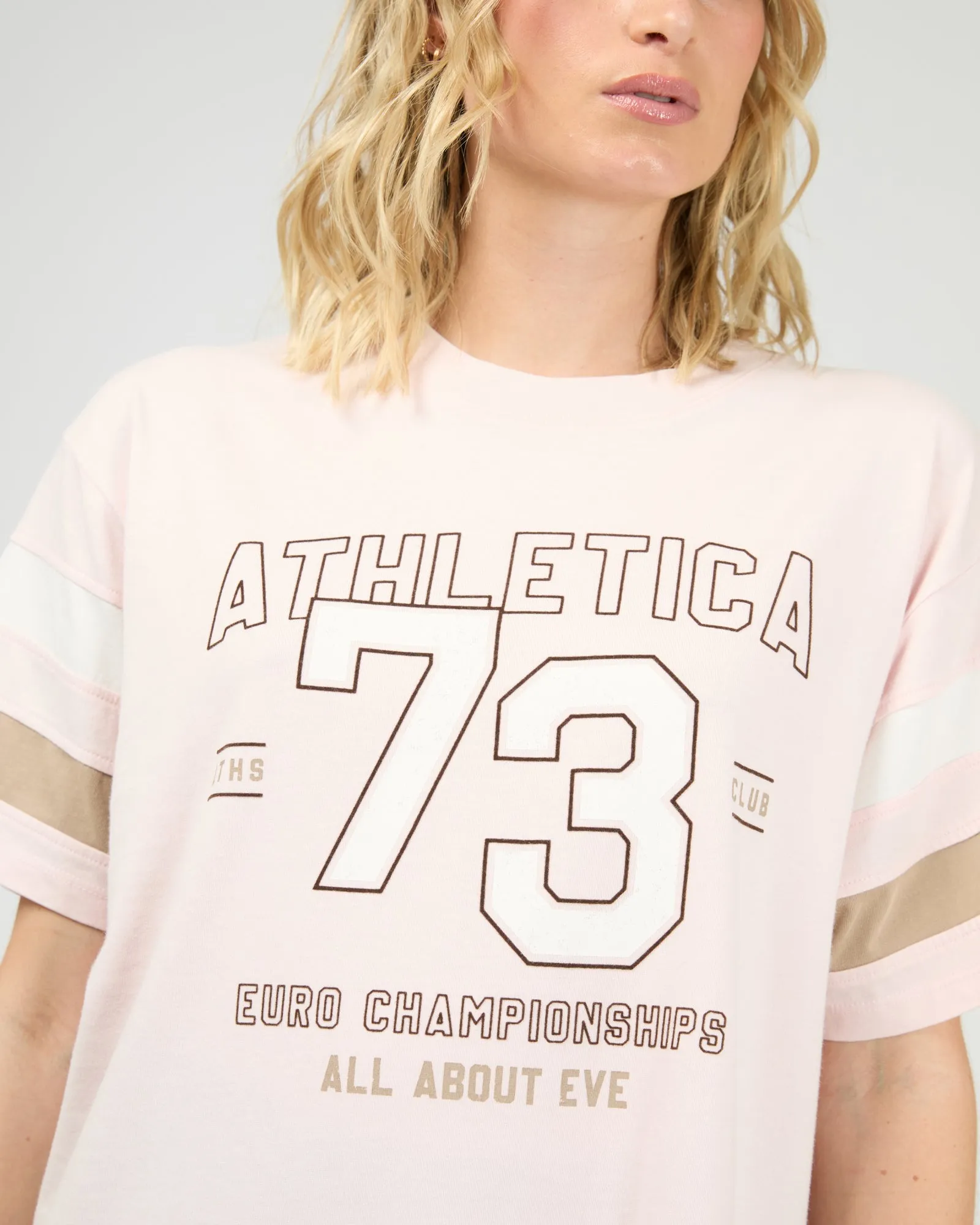 Athletica Relaxed Tee Lilac sold by edge clothing product image thumbnail 4