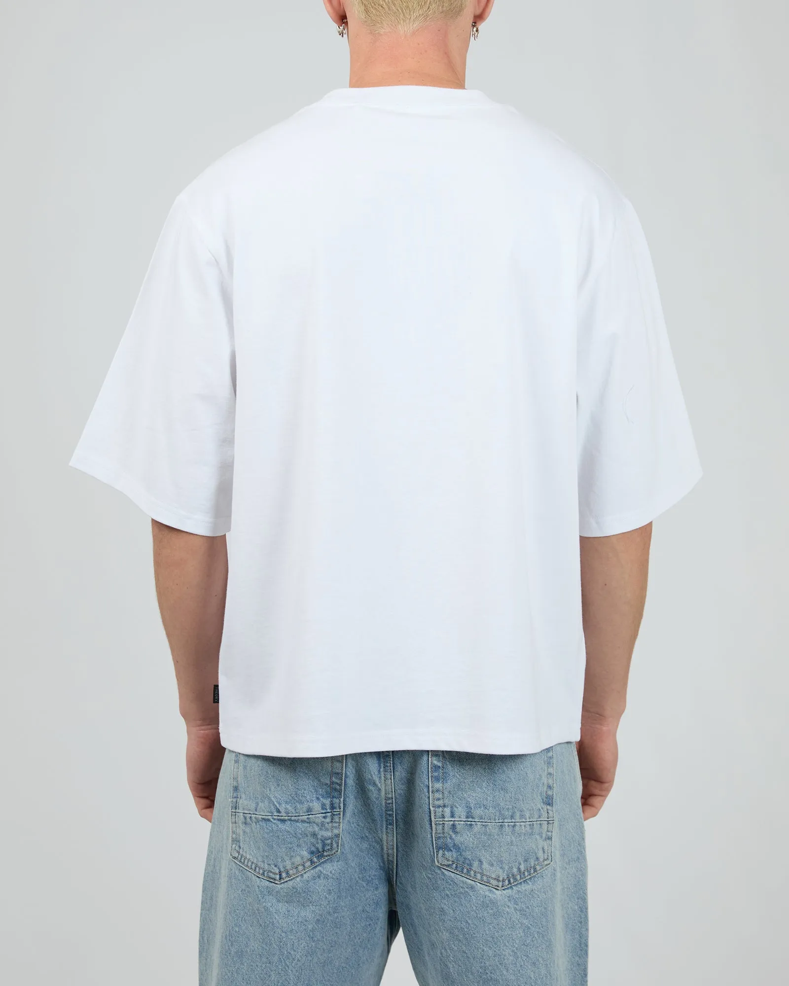 Crop Tee White sold by edge clothing product image thumbnail 3