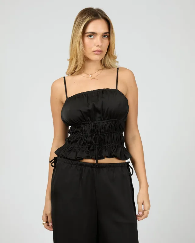 Marcia Top Black sold by edge clothing