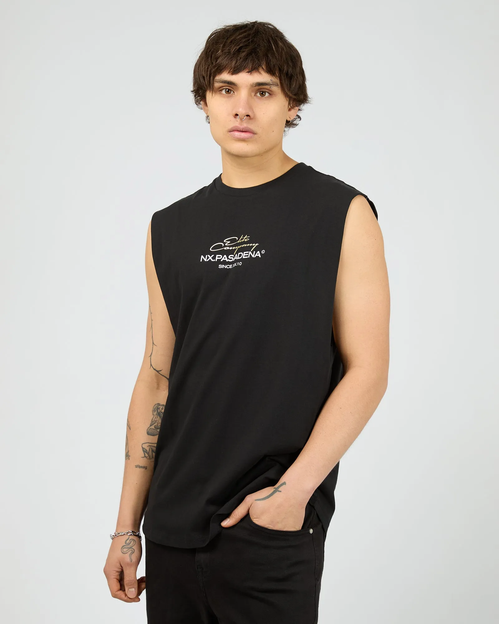 Foreign Scoop Muscle Black sold by edge clothing product image thumbnail 4