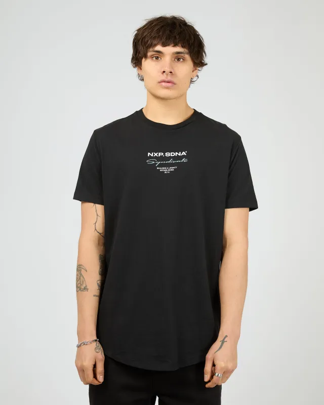 Origin Dual Curved Tee Black sold by edge clothing