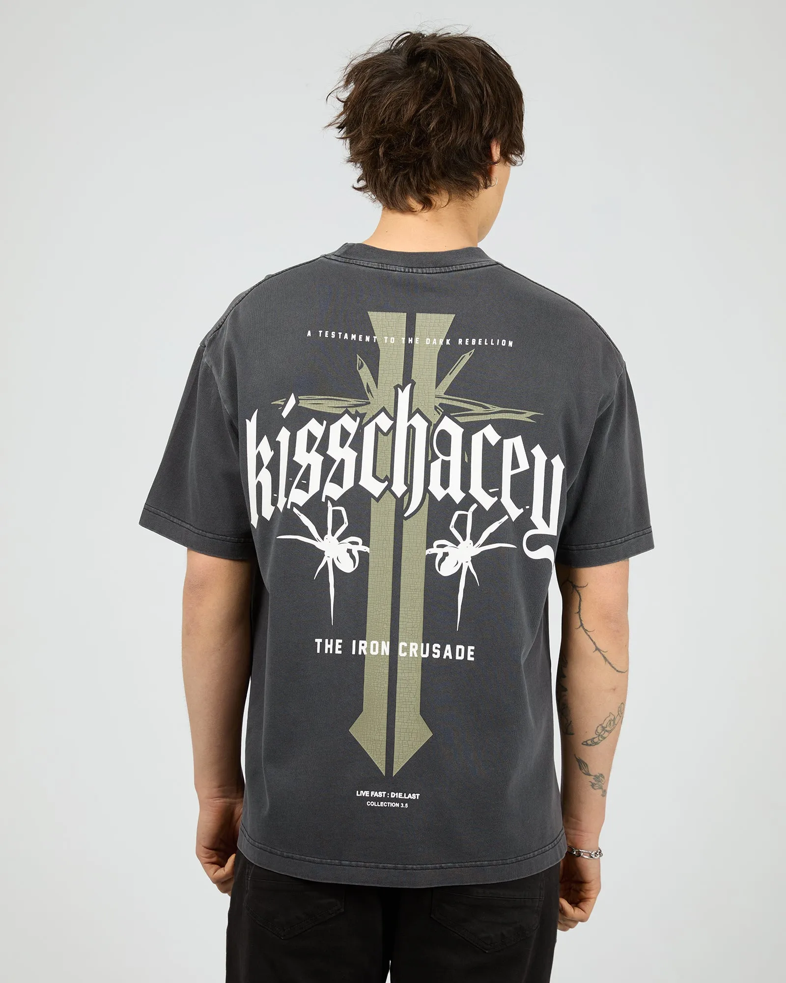 Crusade Street Tee Black sold by edge clothing product image thumbnail 3