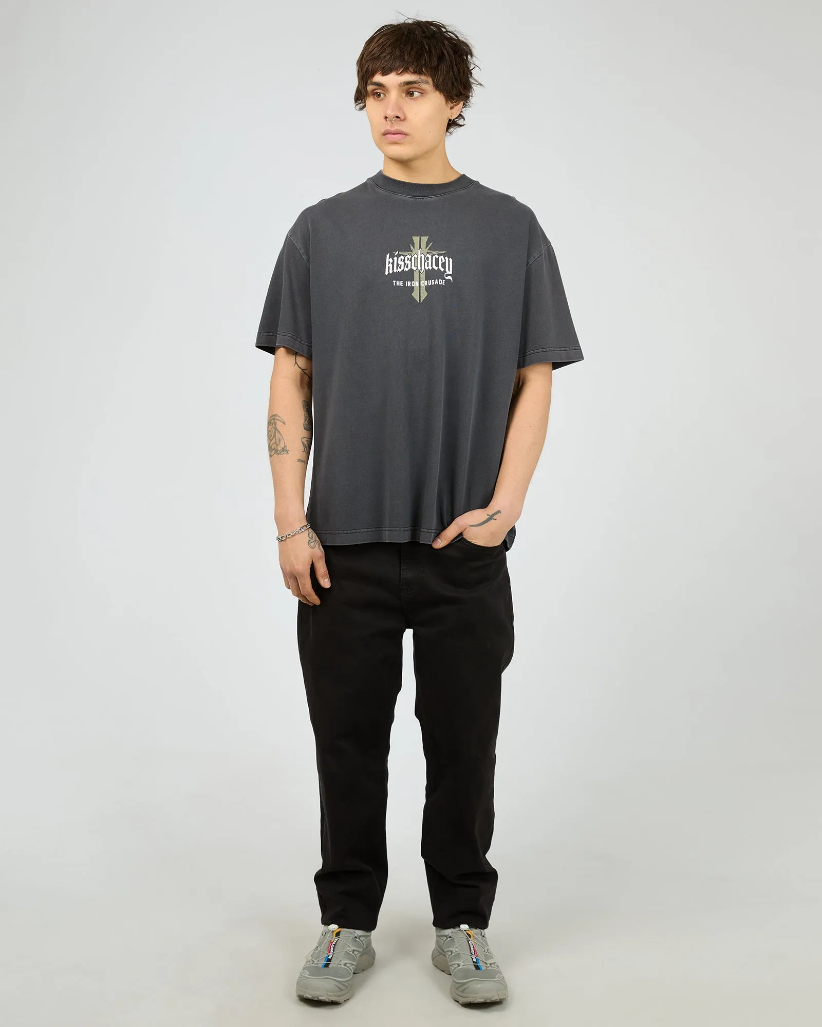 Crusade Street Tee Black sold by edge clothing product image thumbnail 2