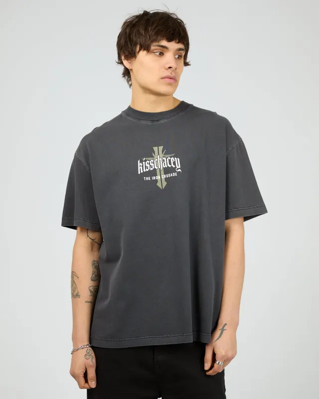 Crusade Street Tee Black sold by edge clothing