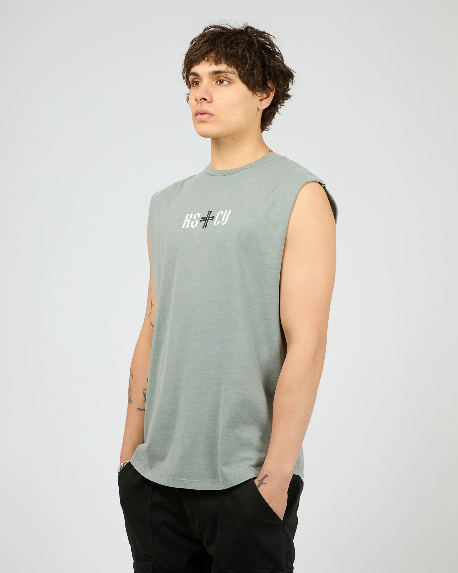 Rev Dual Curved Muscle Pigment Grey sold by edge clothing product image thumbnail 2