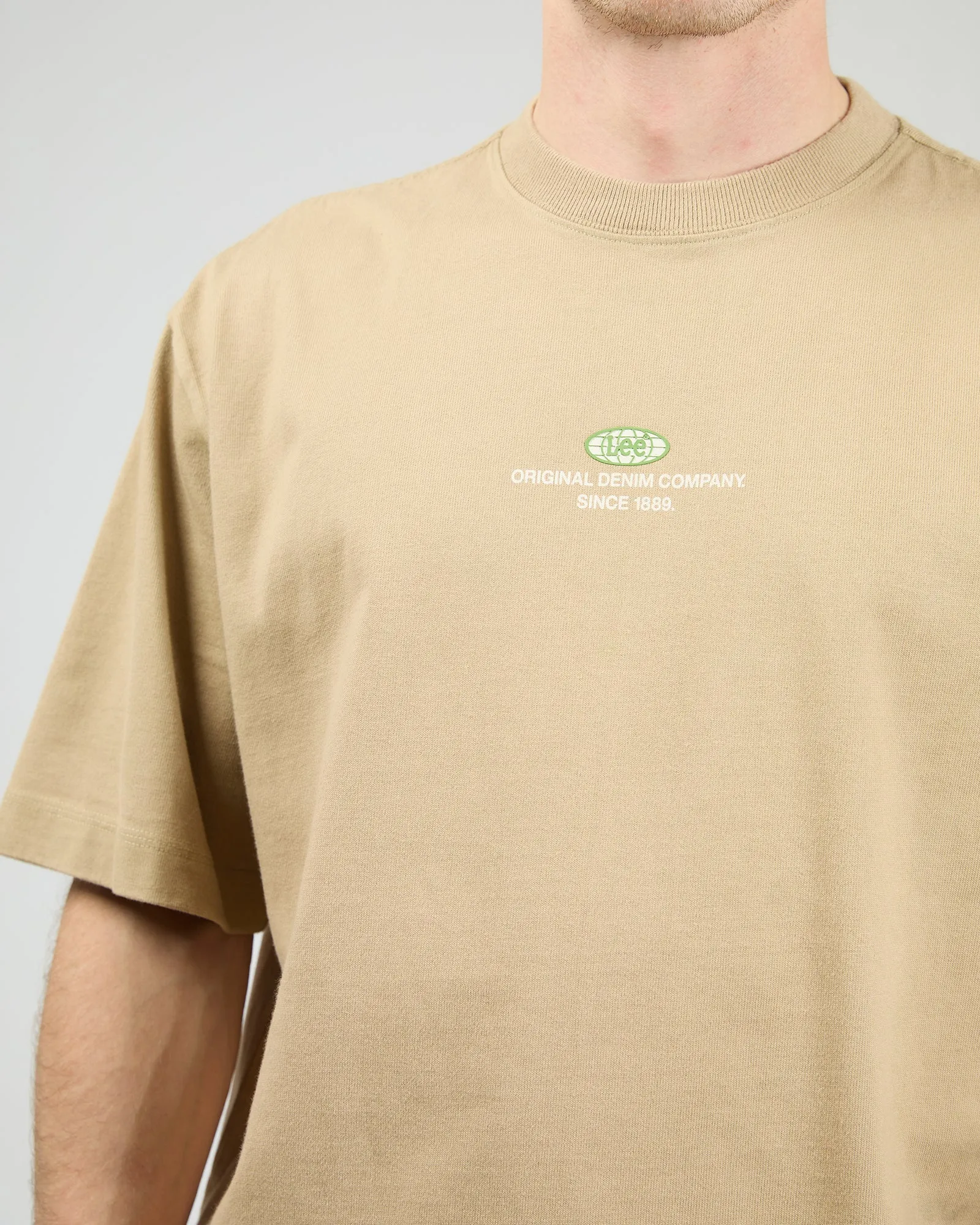 Twitch Stack Baggy Tee Khaki sold by edge clothing product image thumbnail 5