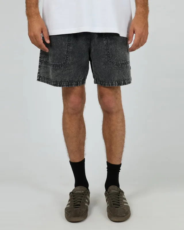 All Rounder Short Washed Black sold by edge clothing