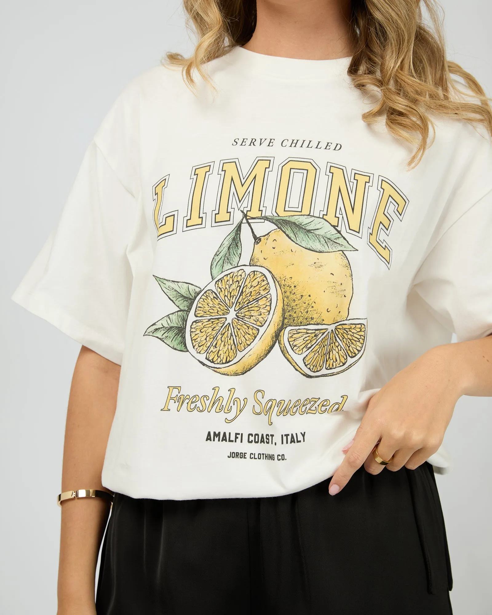 Limone Tee Vintage White sold by edge clothing product image thumbnail 5