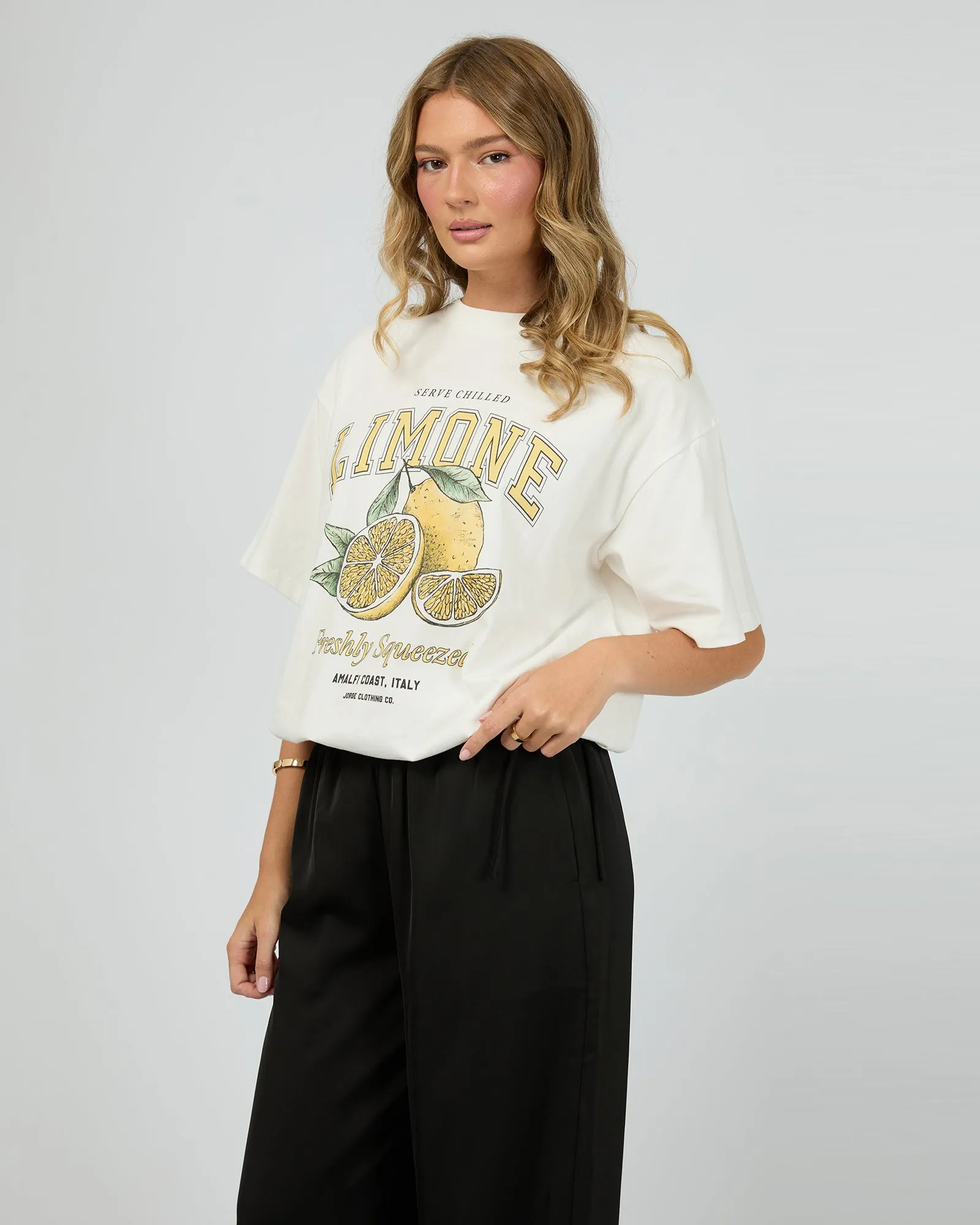 Limone Tee Vintage White sold by edge clothing product image thumbnail 4