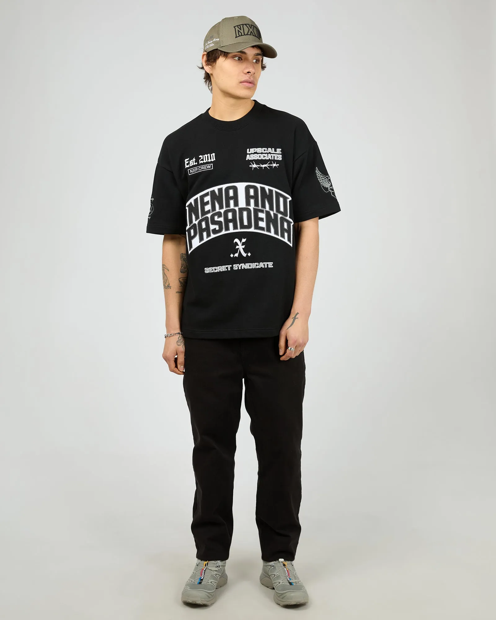 Pride Loopback Raptor Tee Black sold by edge clothing product image thumbnail 2