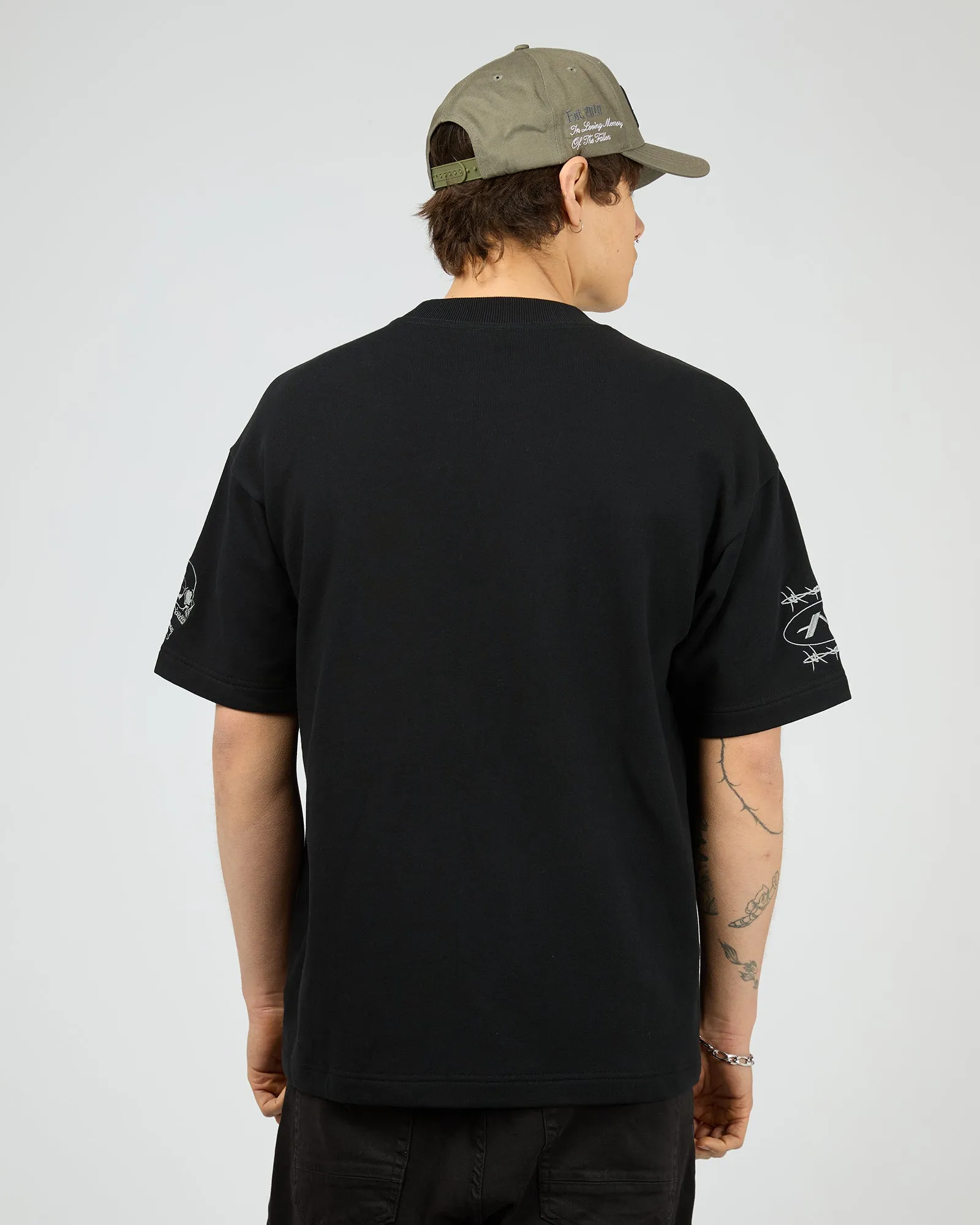 Pride Loopback Raptor Tee Black sold by edge clothing product image thumbnail 3