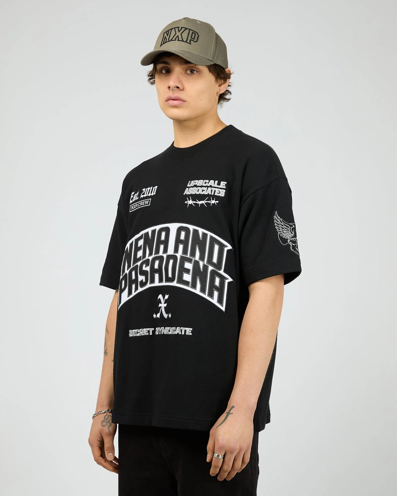 Pride Loopback Raptor Tee Black sold by edge clothing product image thumbnail 4