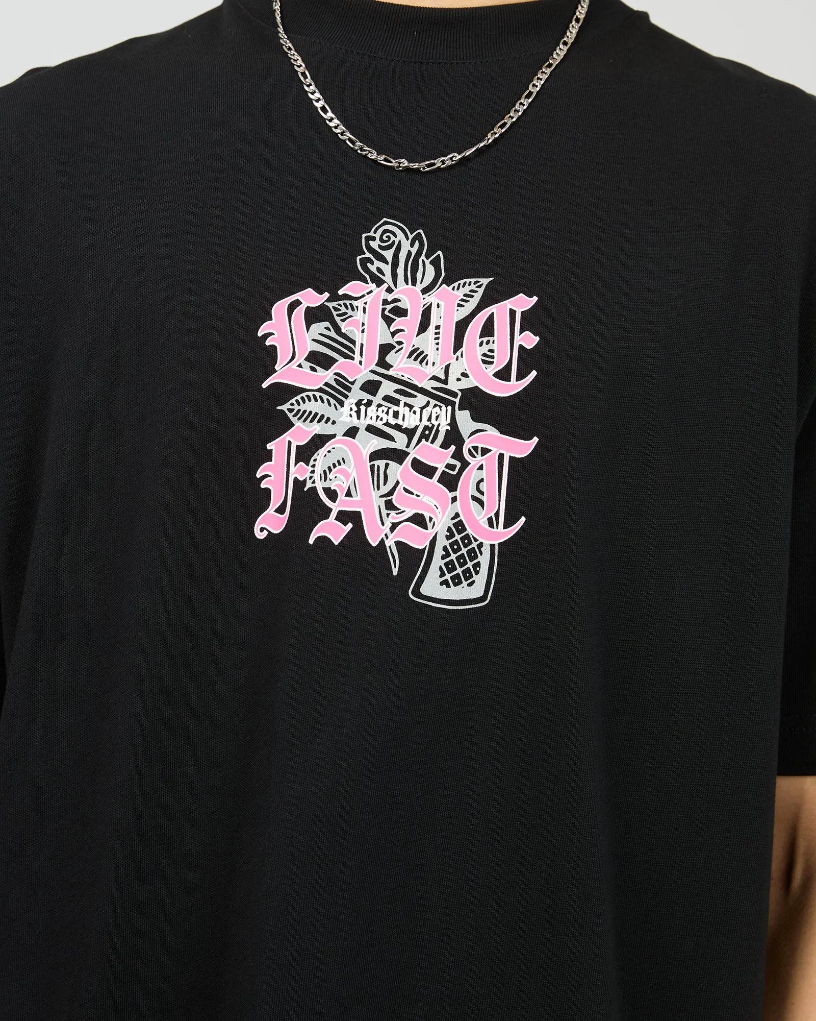 Live Fast Street Tee Black sold by edge clothing product image thumbnail 5
