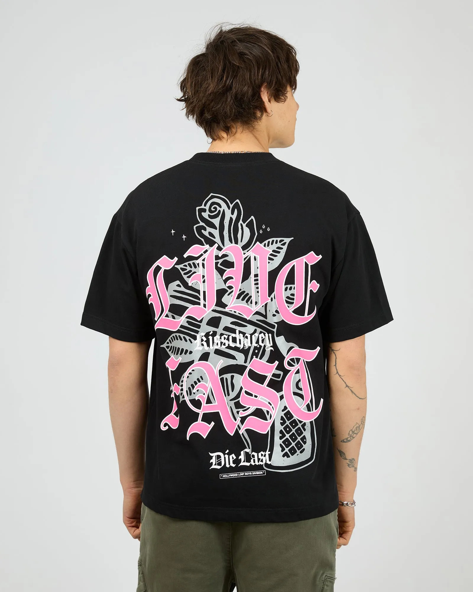Live Fast Street Tee Black sold by edge clothing product image thumbnail 3